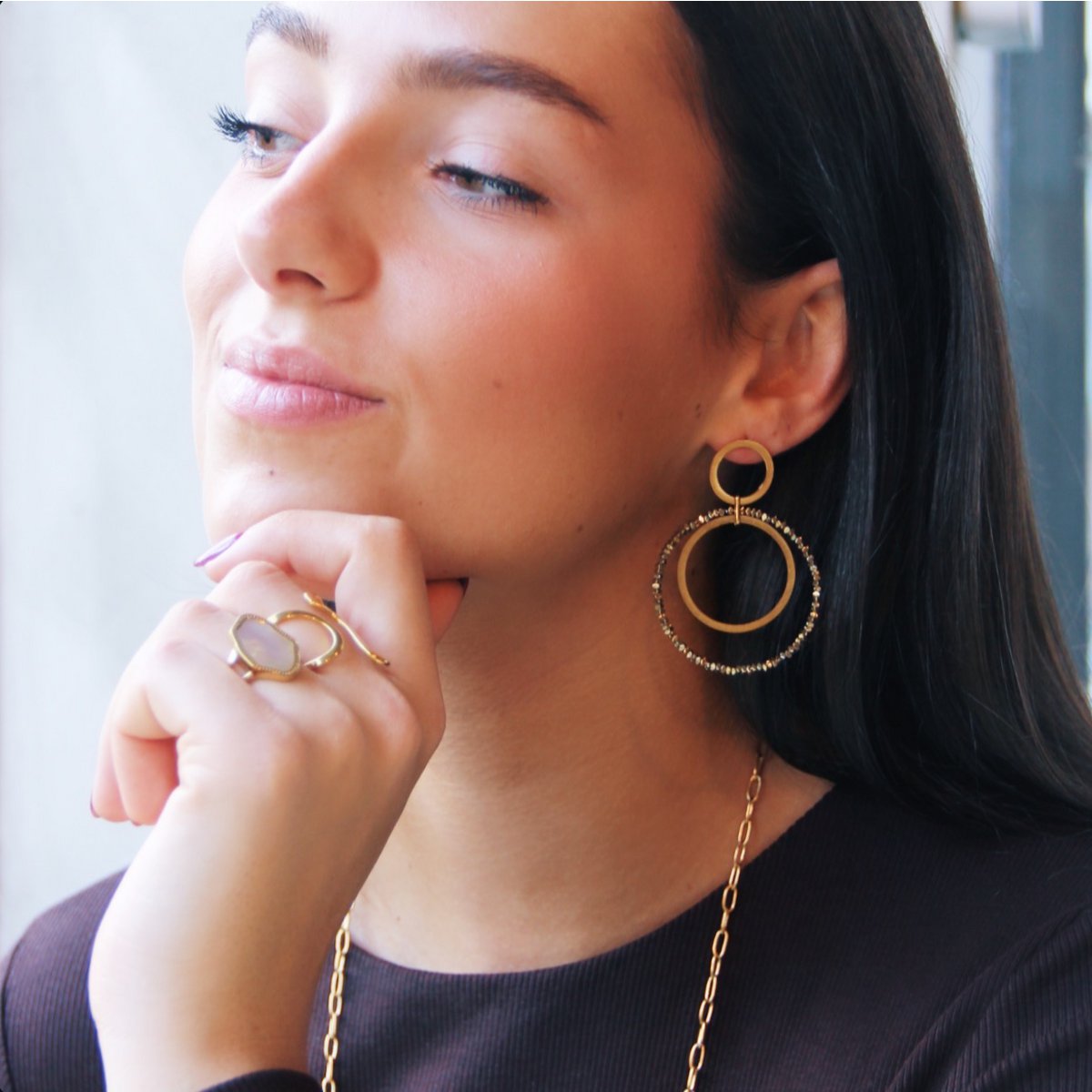 COOSZ_Bazou_statement oorbellen rond