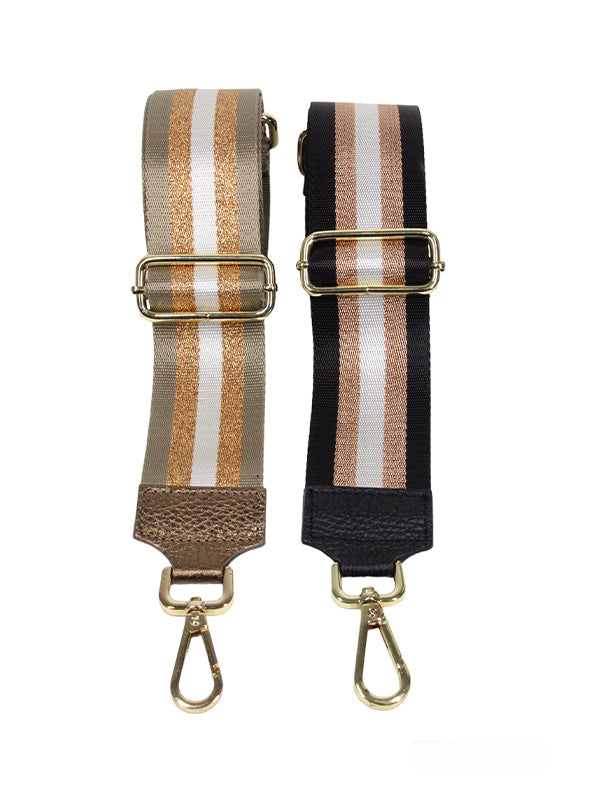 Bagstrap metallic taupe