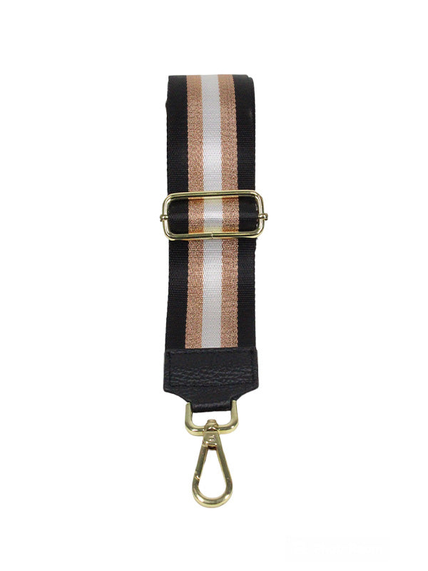 Bagstrap Metallic zwart