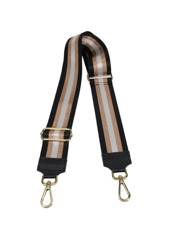 Bagstrap Metallic zwart