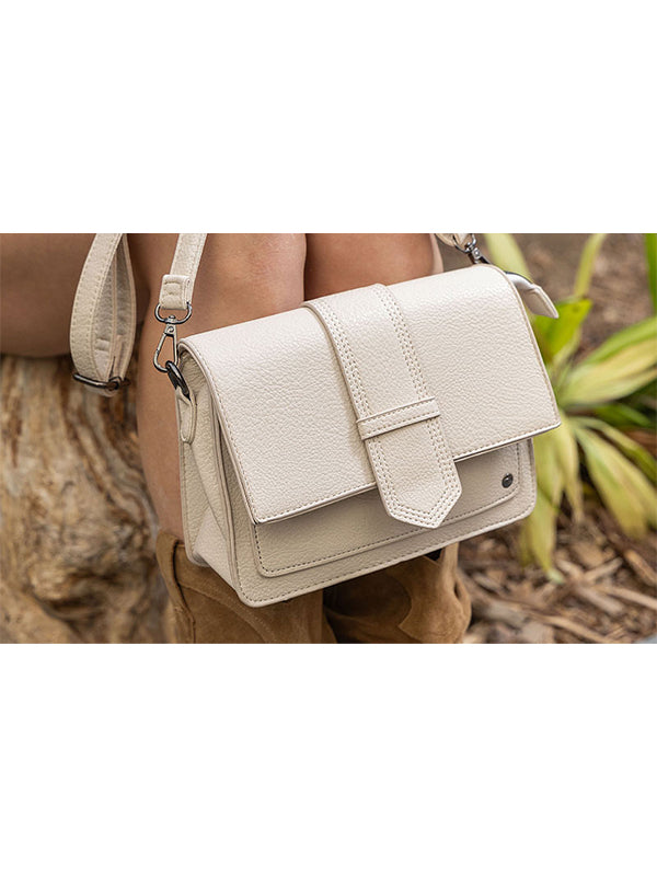 Natural Capri schoudertasje