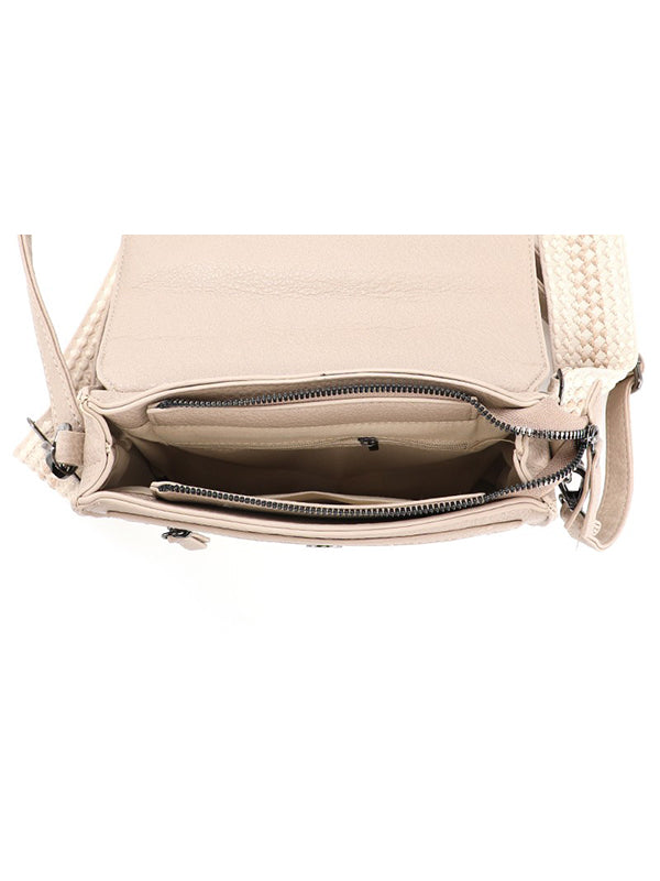 Taupe Capri schoudertasje