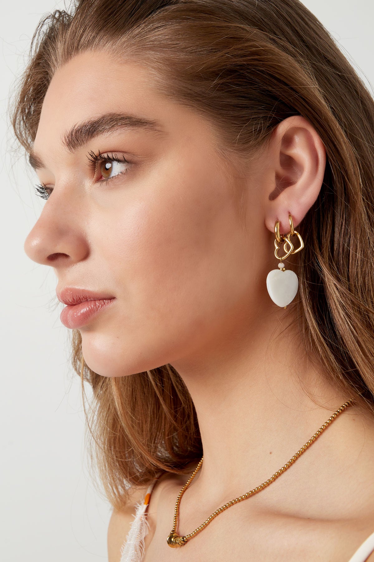 Oorbellen 2 keer hart