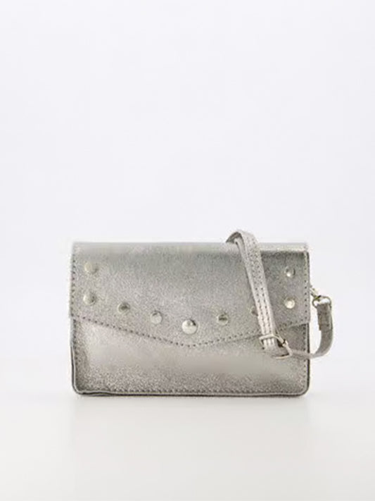 Metallic schoudertasje Zilver