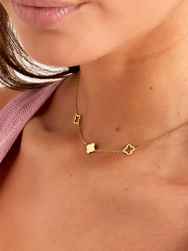 Ketting met klavertjes