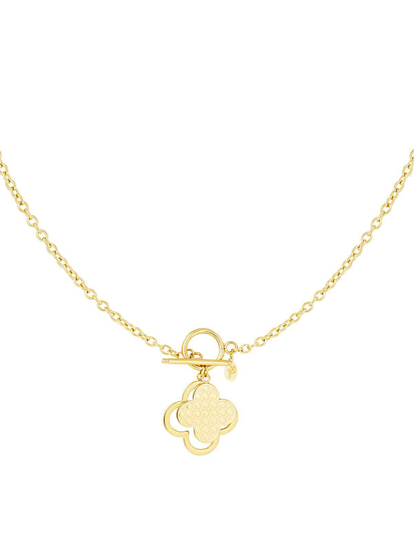 Ketting statement klaver