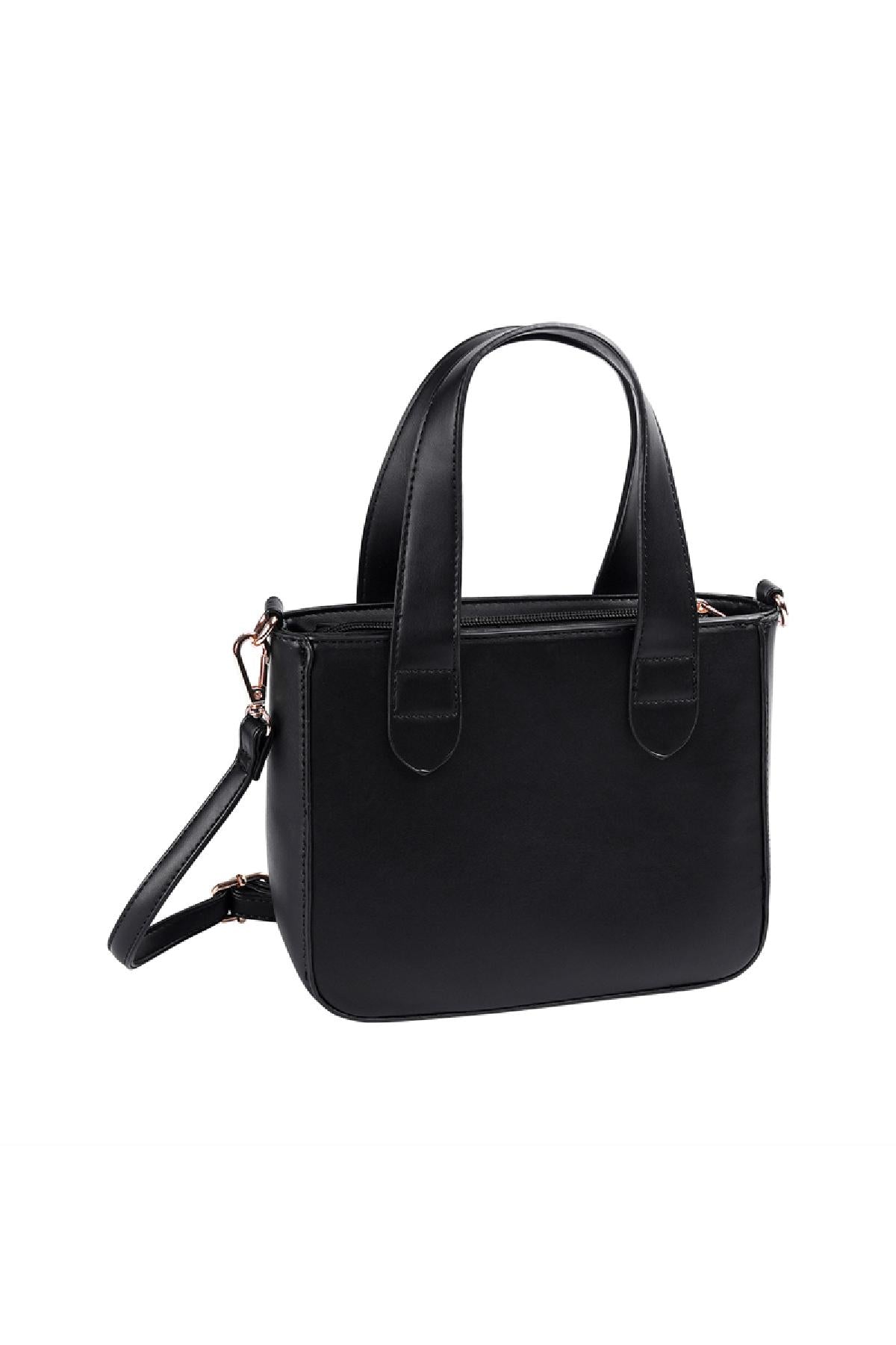 Hand / schoudertas zwart