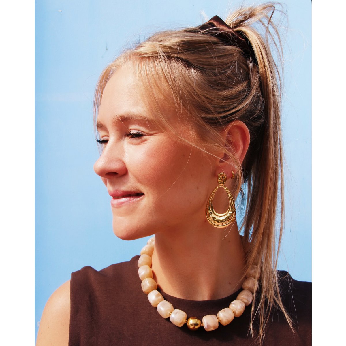 COOSZ_Bazou_kralenketting beige