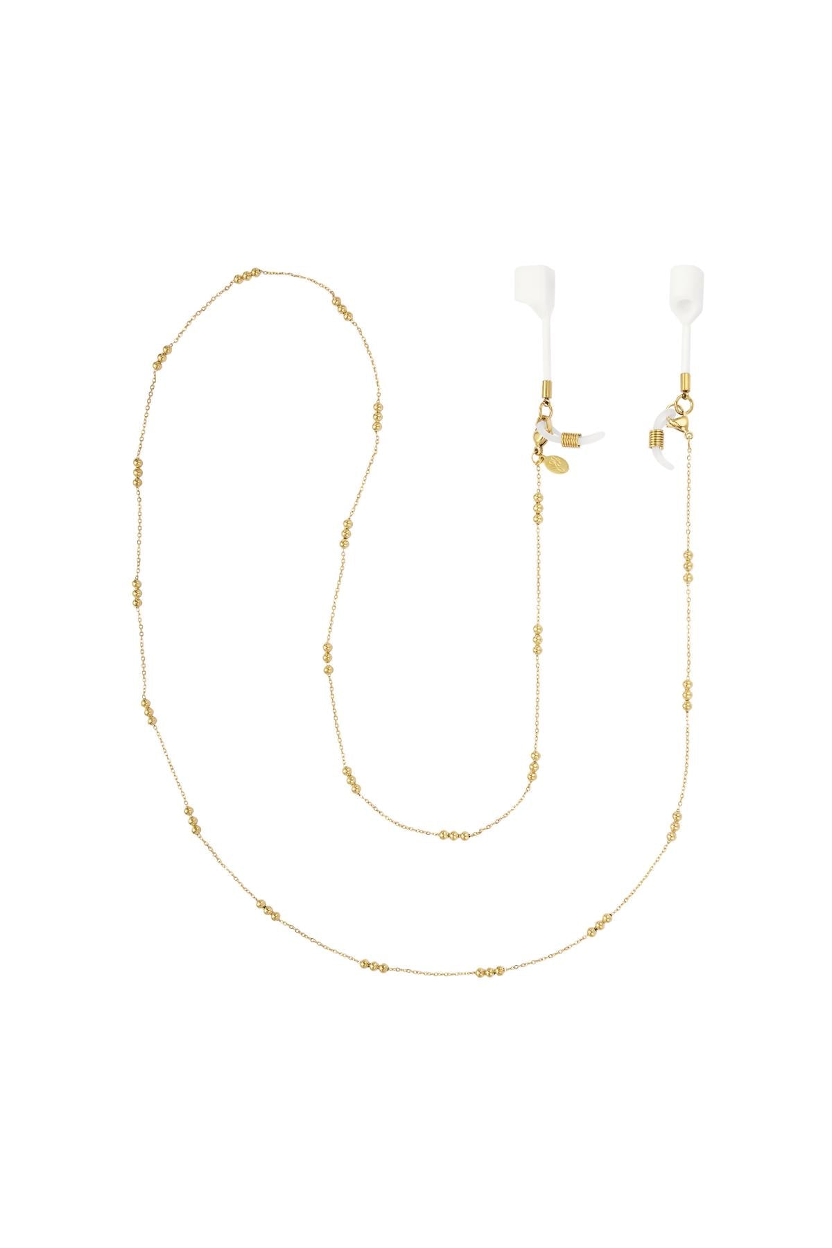 Zonnebril-/airpods koord -  Details Goud