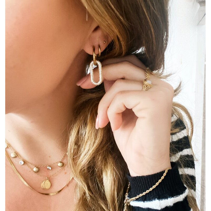 COOSZ_Bazou_oorbellen zilver