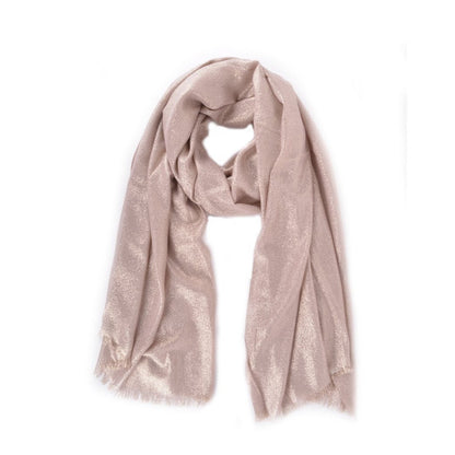 COOSZ_metallic sjaals champagne