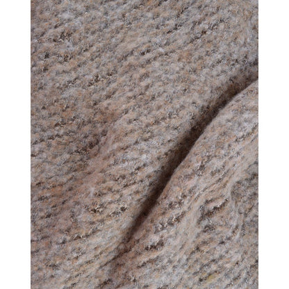 COOSZ_gebreide wollen sjaal paars