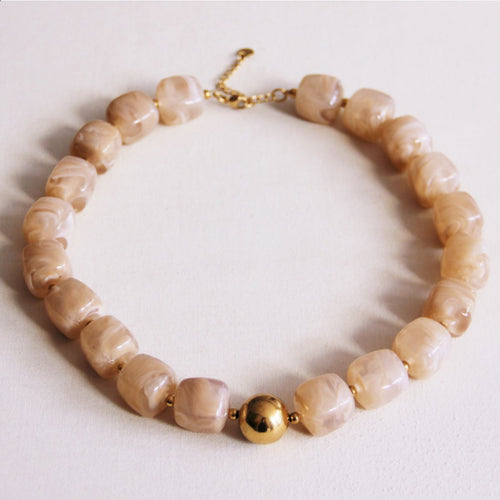 COOSZ_Bazou_kralenketting beige