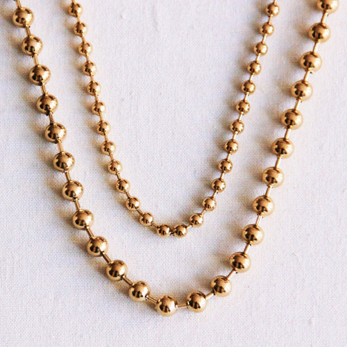 COOSZ_Bazou_dubbele ballchain ketting XL