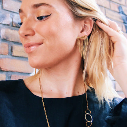 COOSZ_Bazou_statement waterval oorbellen