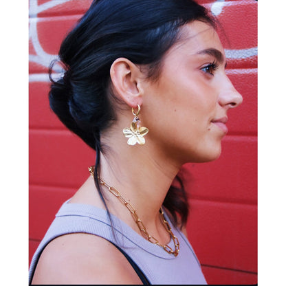 COOSZ_Bazou_oorbellen bloem