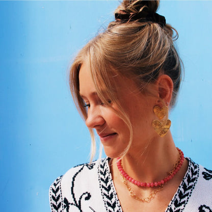 Bazou | Gekoppelde harten ketting