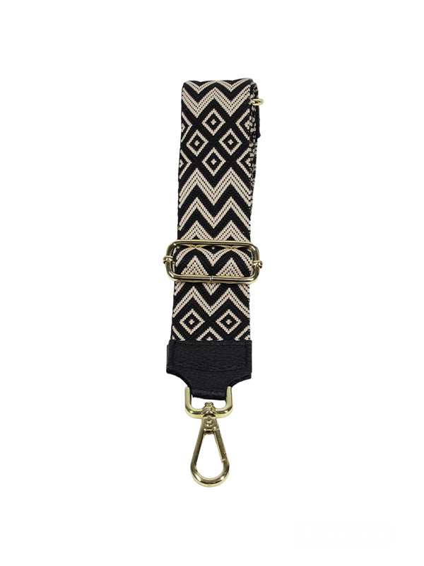 Bagstrap zwart creme