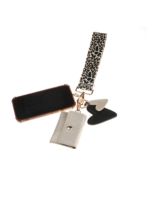 Champagne telefoonbandje met portemonneetje Noa