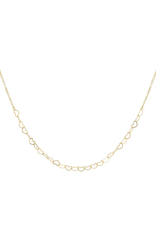 Ketting linked hearts