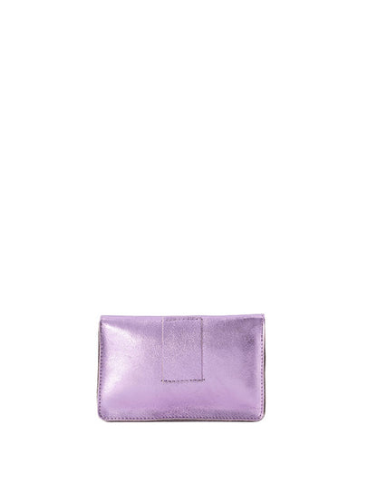 Metallic schoudertasje Lila