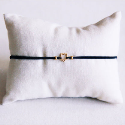 Bazou_armband zwart met ster