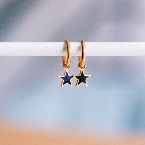 Bazou_oorbellen met ster