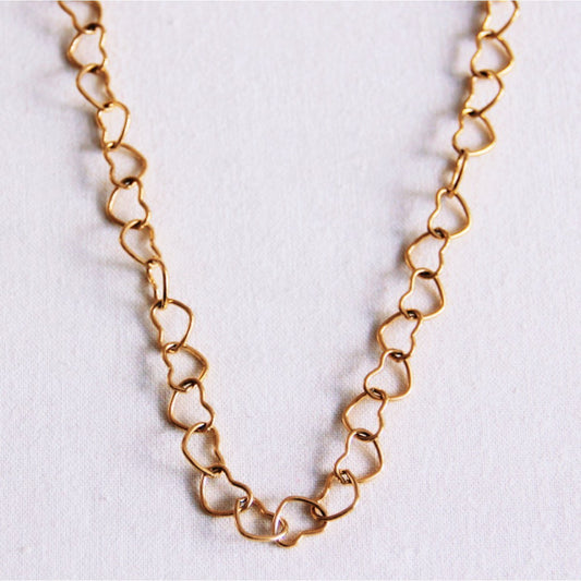 Bazou | Gekoppelde harten ketting