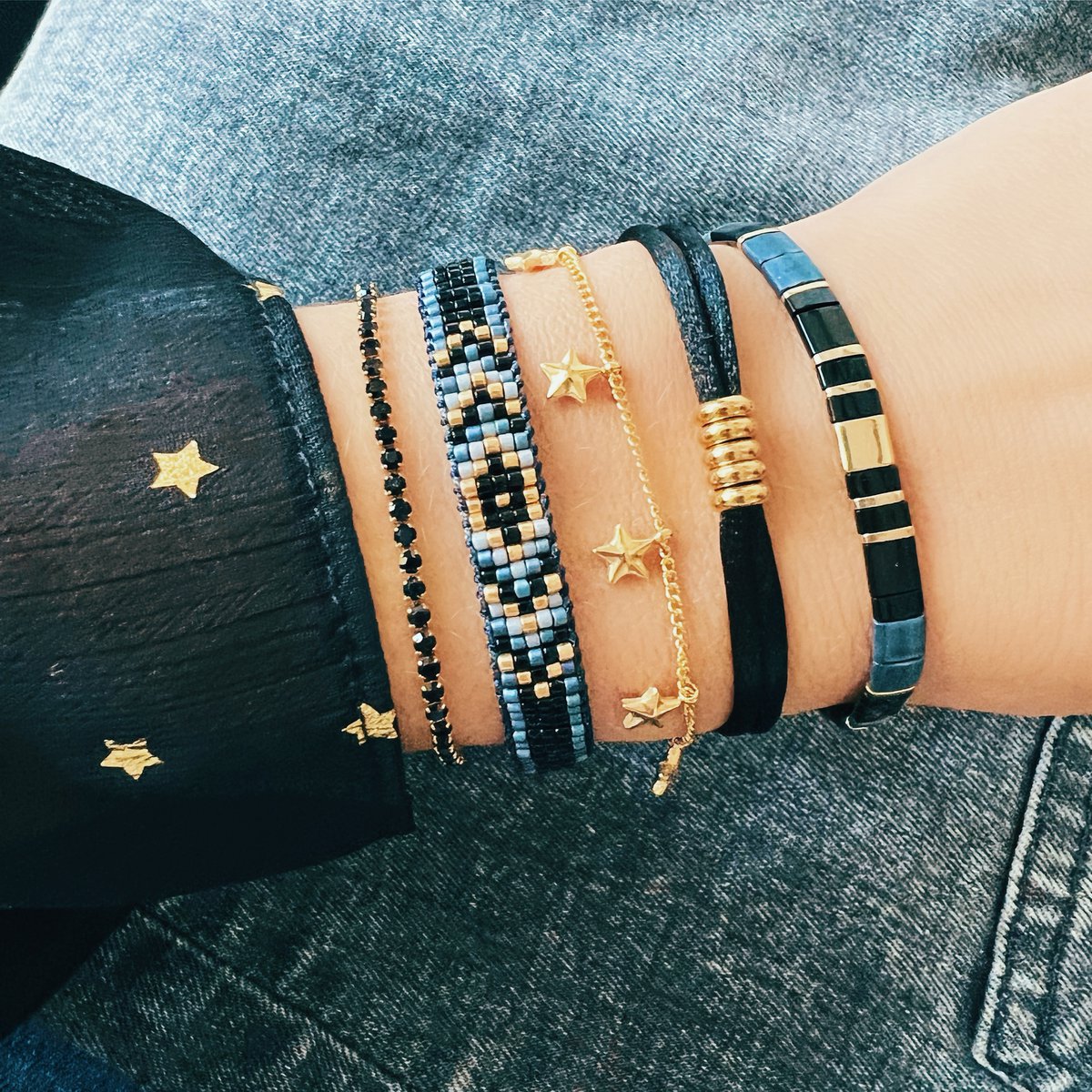 Bazou_armband kerstster