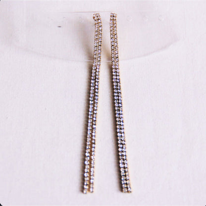 Bazou_kristallen oorbellen met steentjes