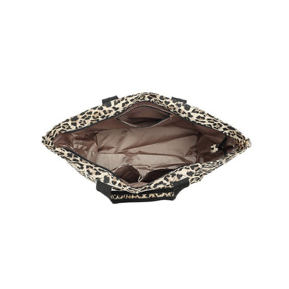 Kunslederen handtas | Panter | 80149