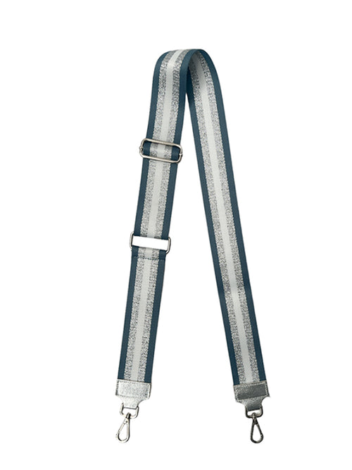 Bagstrap Blauw Zilver